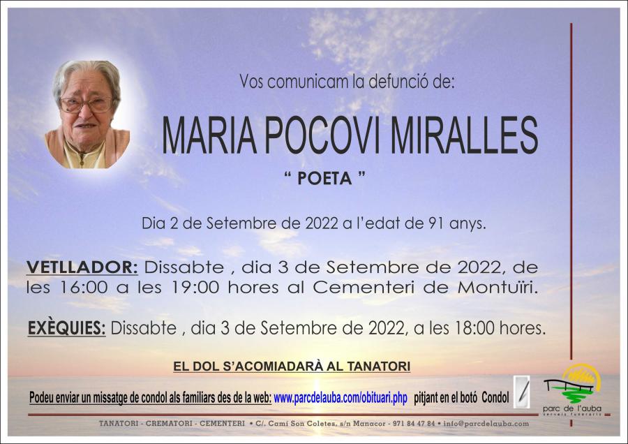 MARIA POCOVI MIRALLES