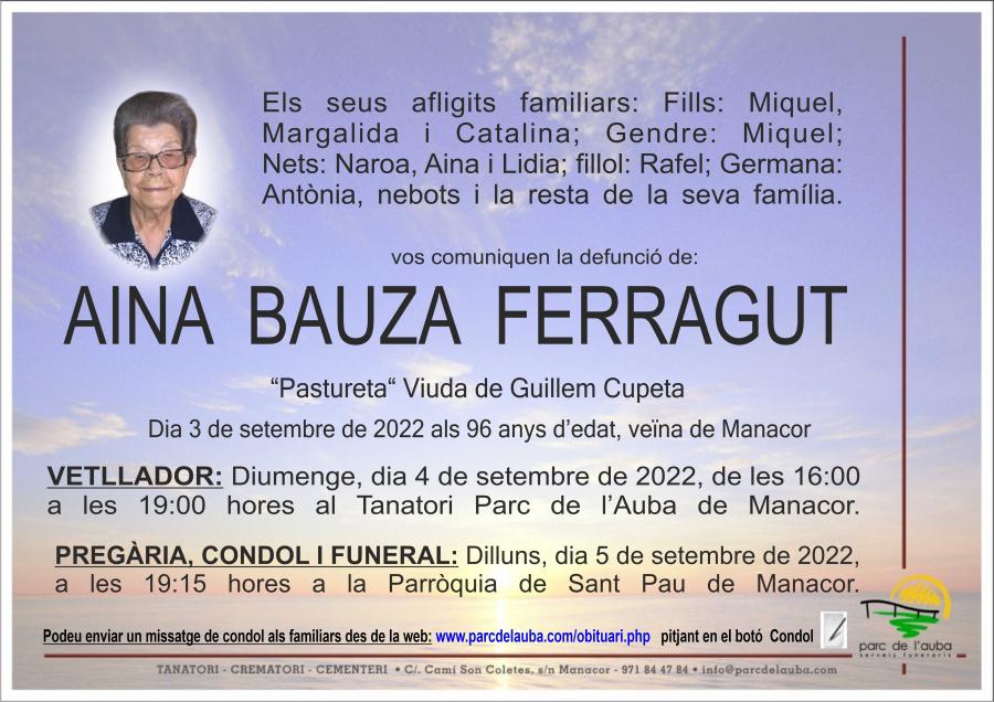AINA BAUZA  FERRAGUT