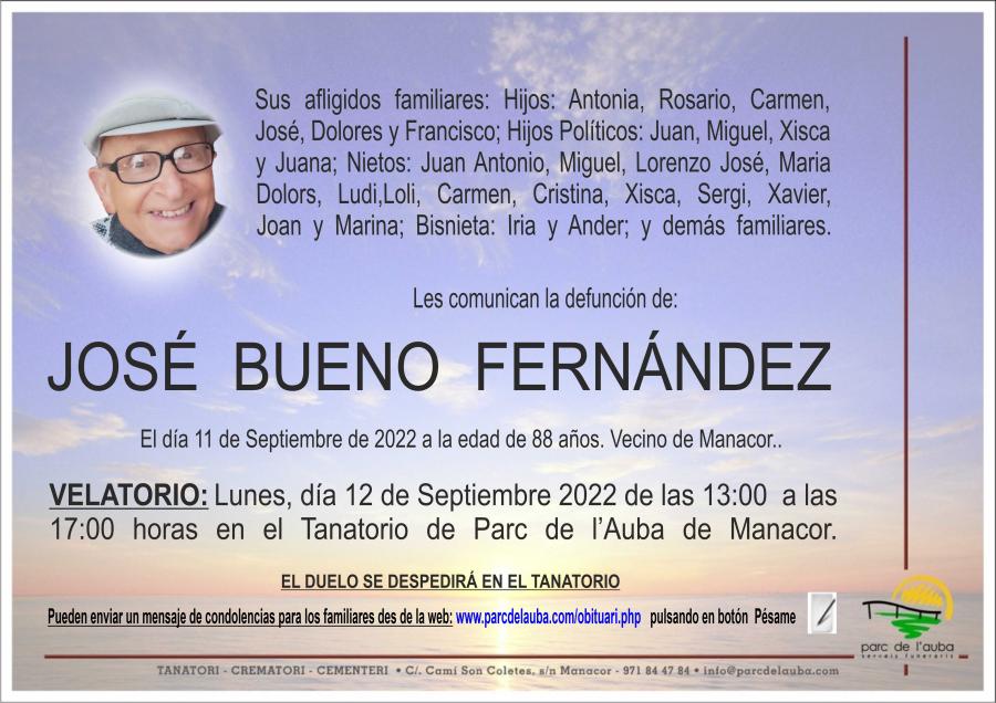 JOSÉ BUENO FERNÁNDEZ
