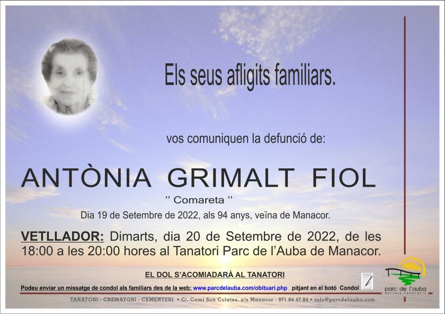 ANTÃ'NIA GRIMALT FIOL