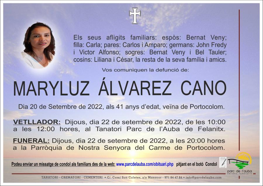 MARYLUZ ÁLVAREZ CANO