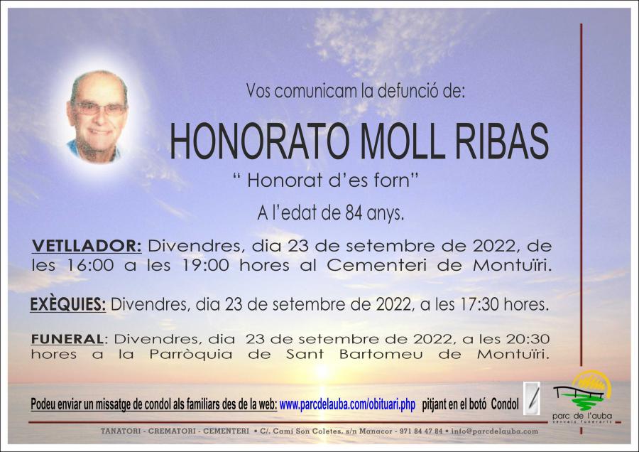 HONORATO MOLL RIBAS