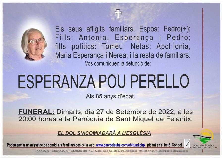 ESPERANZA POU PERELLO