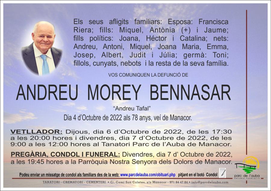 ANDREU MOREY BENNASAR