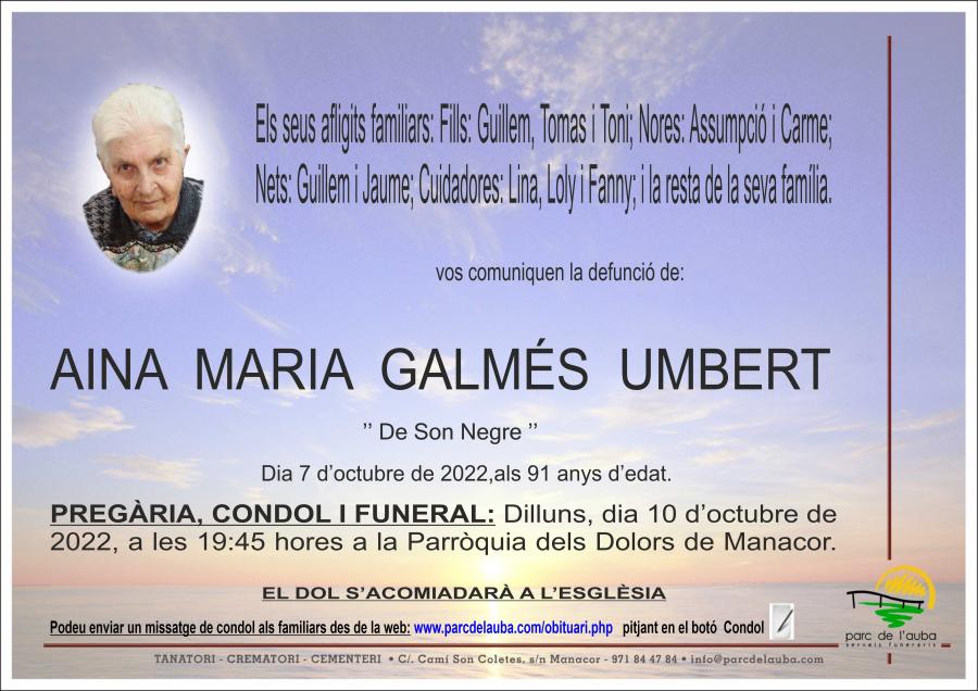 AINA MARIA GALMÉS UMBERT