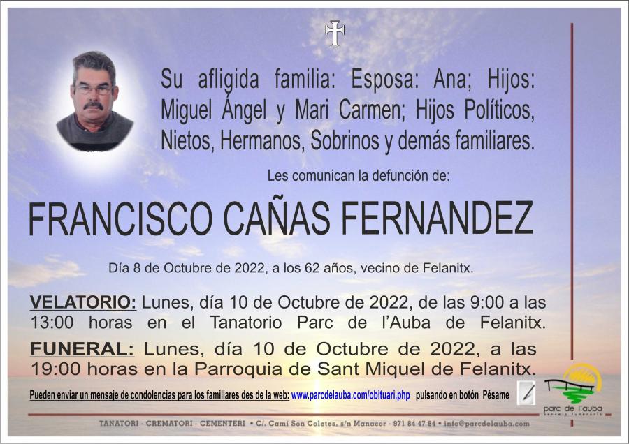 FRANCISCO CAÑAS FERNANDEZ