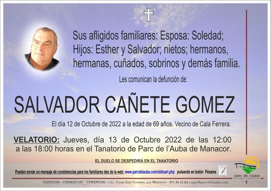 SALVADOR CAÑETE GOMEZ