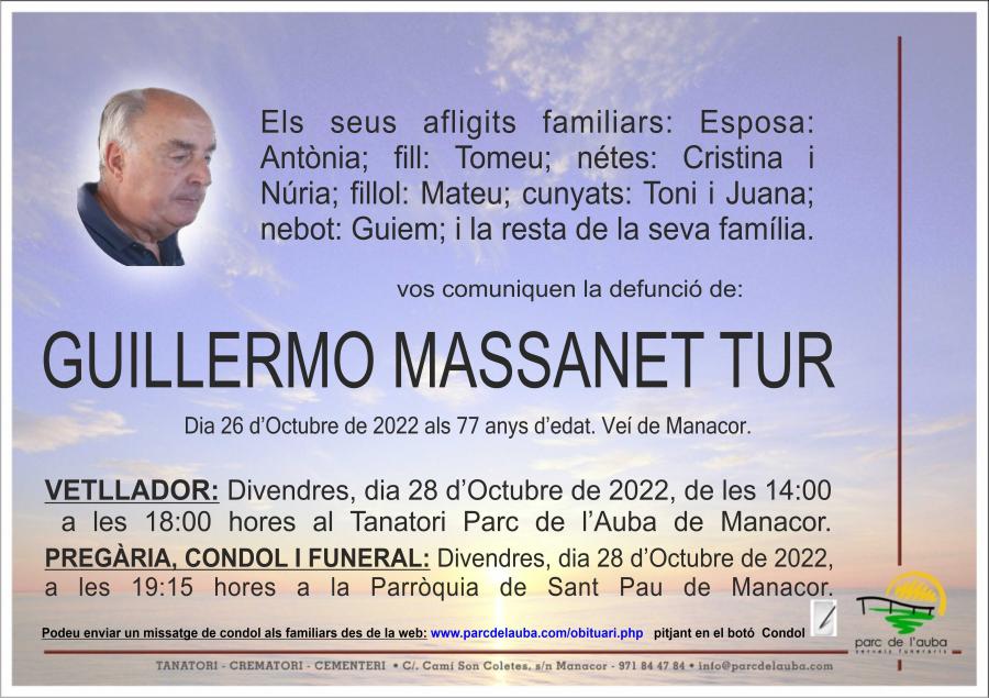 GUILLERMO MASSANET TUR