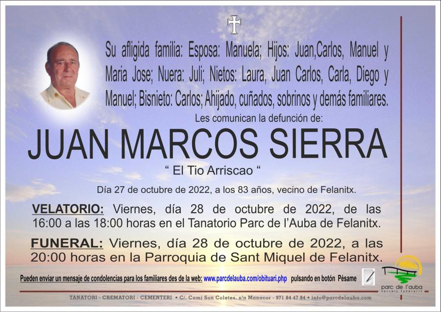 JUAN MARCOS SIERRA