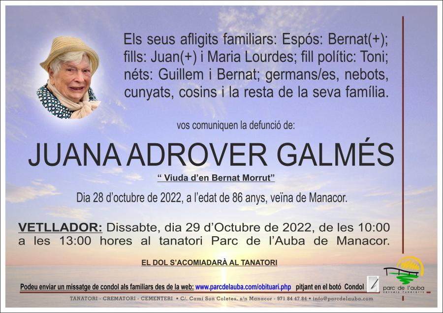JUANA ADROVER GALMES
