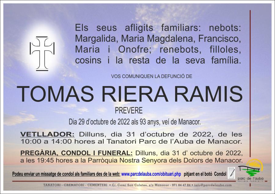 TOMAS RIERA RAMIS