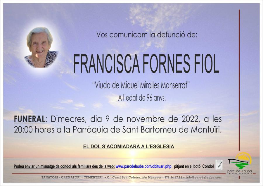 FRANCISCA FORNES FIOL