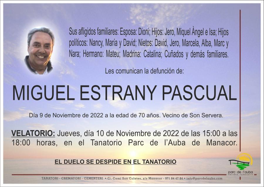 MIGUEL  ESTRANY PASCUAL