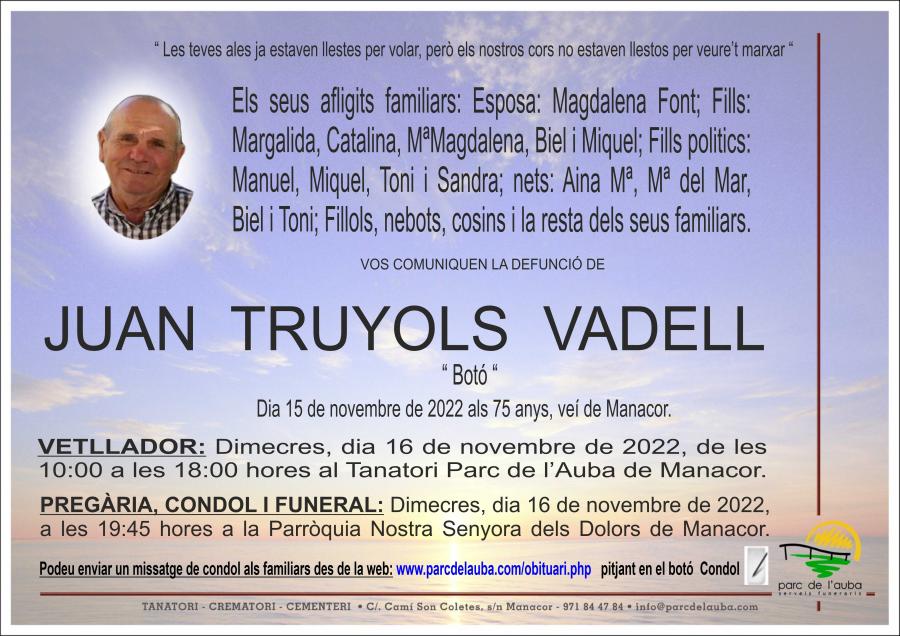 JUAN  TRUYOLS VADELL