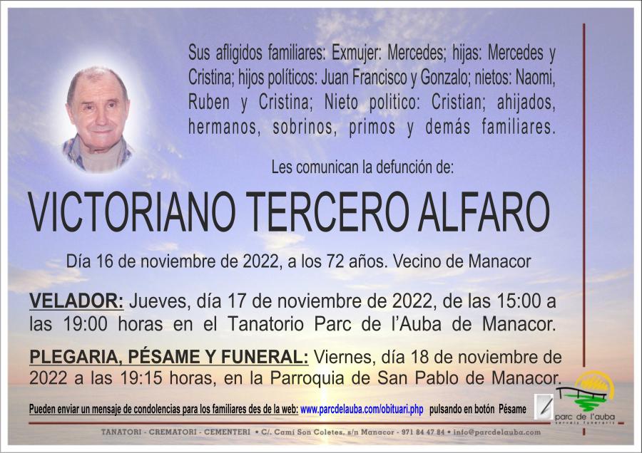 VICTORIANO  TERCERO ALFARO