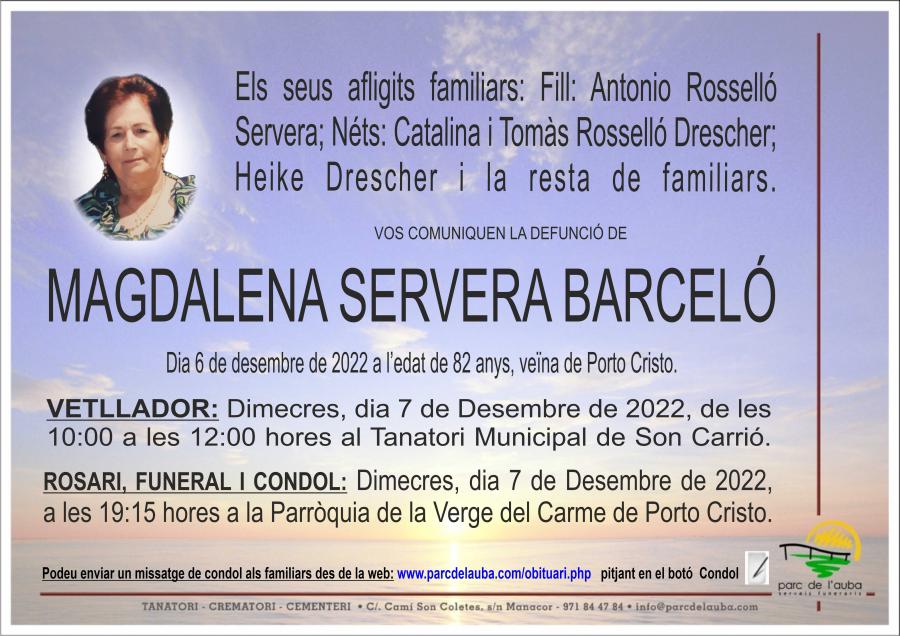 MAGDALENA SERVERA BARCELÓ