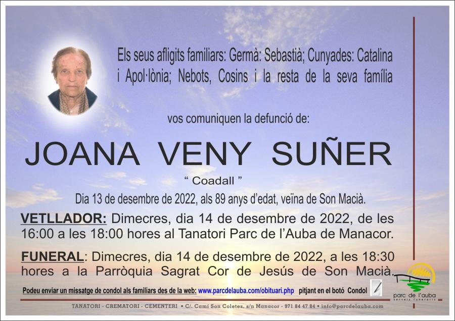 JOANA VENY SUÑER