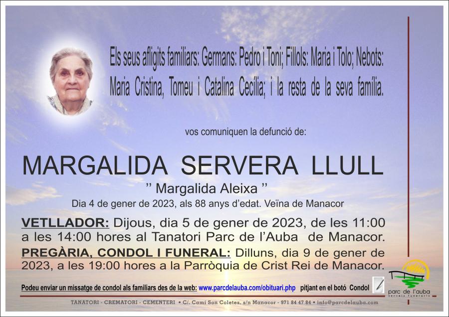 MARGALIDA SERVERA LLULL