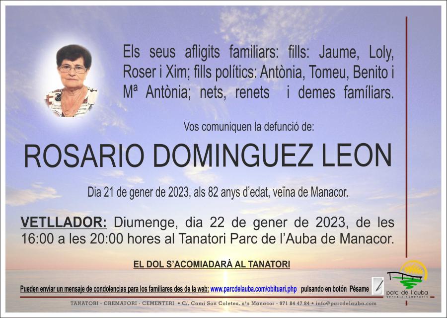 ROSARIO DOMINGUEZ LEON