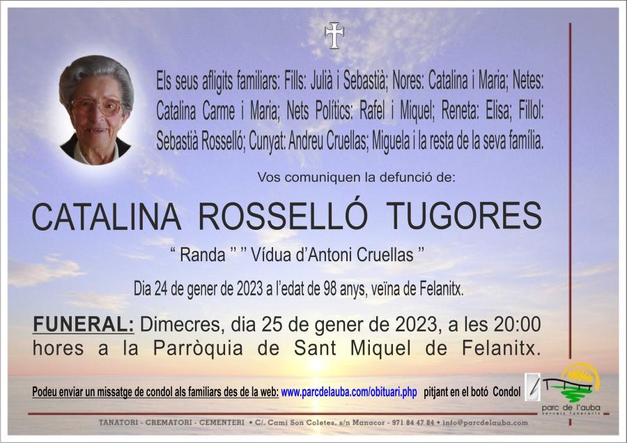 CATALINA ROSSELLÓ TUGORES