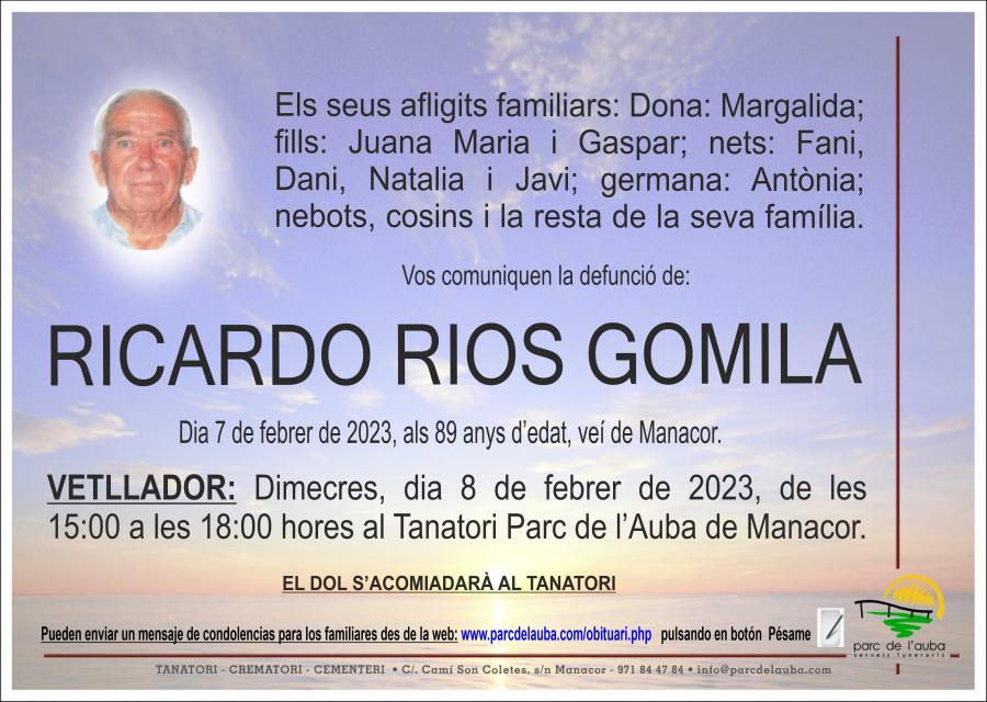 RICARDO  RIOS  GOMILA
