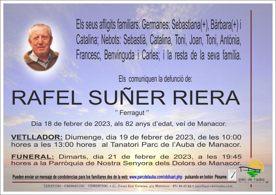 RAFEL SUÑER RIERA