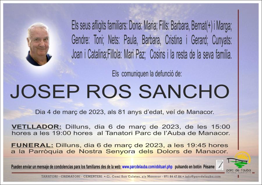 JOSEP ROS SANCHO