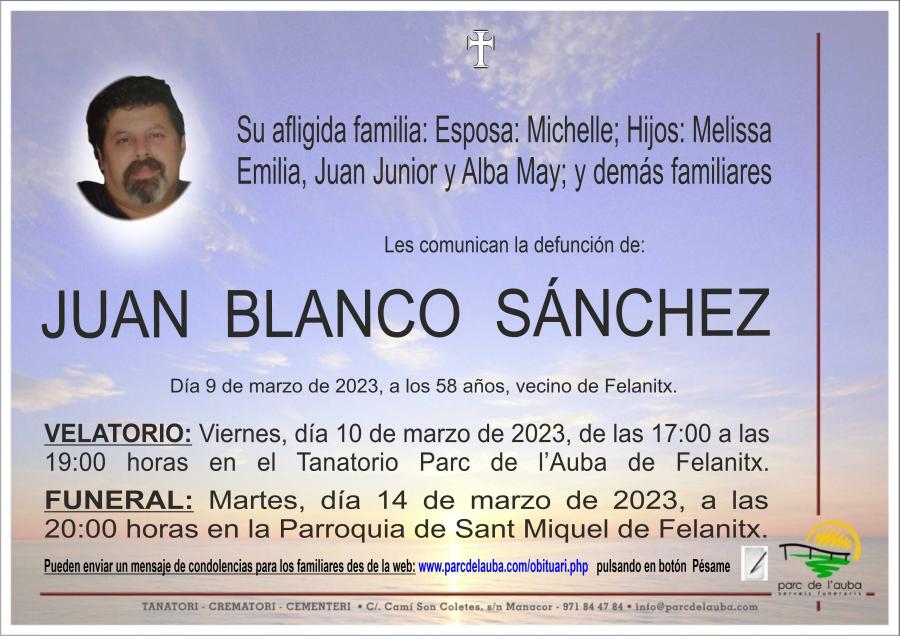 JUAN BLANCO SÁNCHEZ