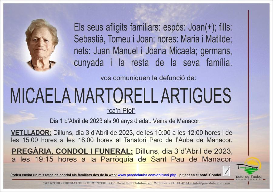 MICAELA MARTORELL ARTIGUES