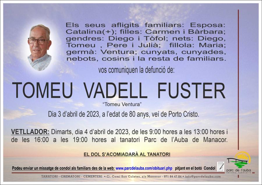 TOMEU VADELL FUSTER
