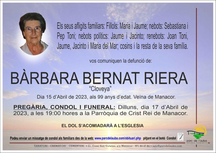 BARBARA BERNAT RIERA