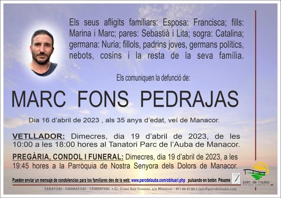 MARC FONS PEDRAJAS