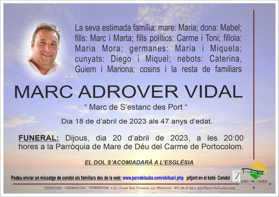 MARC ADROVER VIDAL