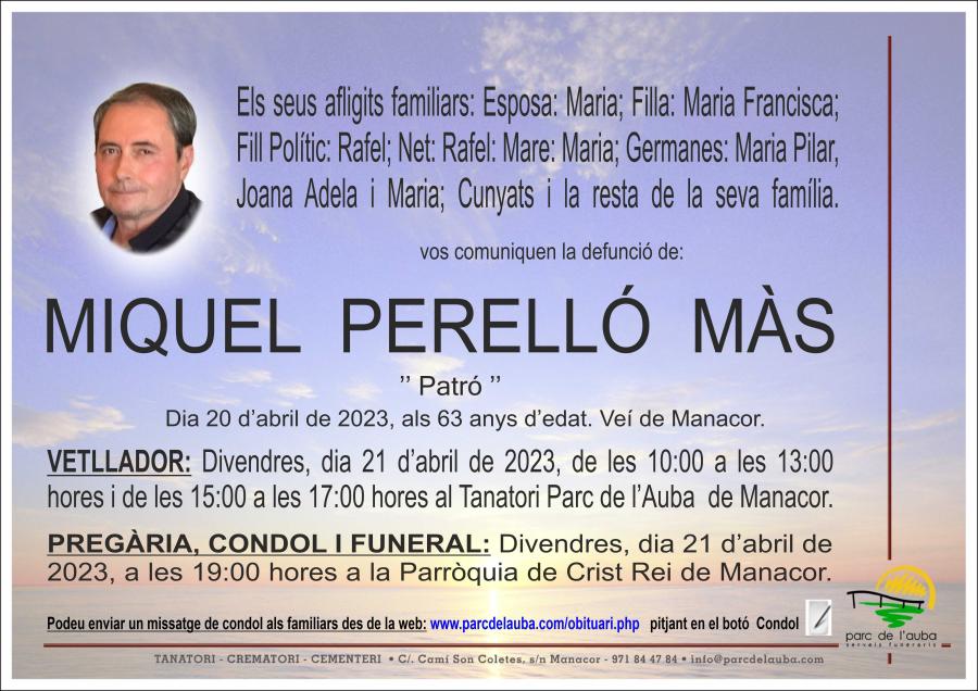 MIQUEL PERELLÓ MÀS