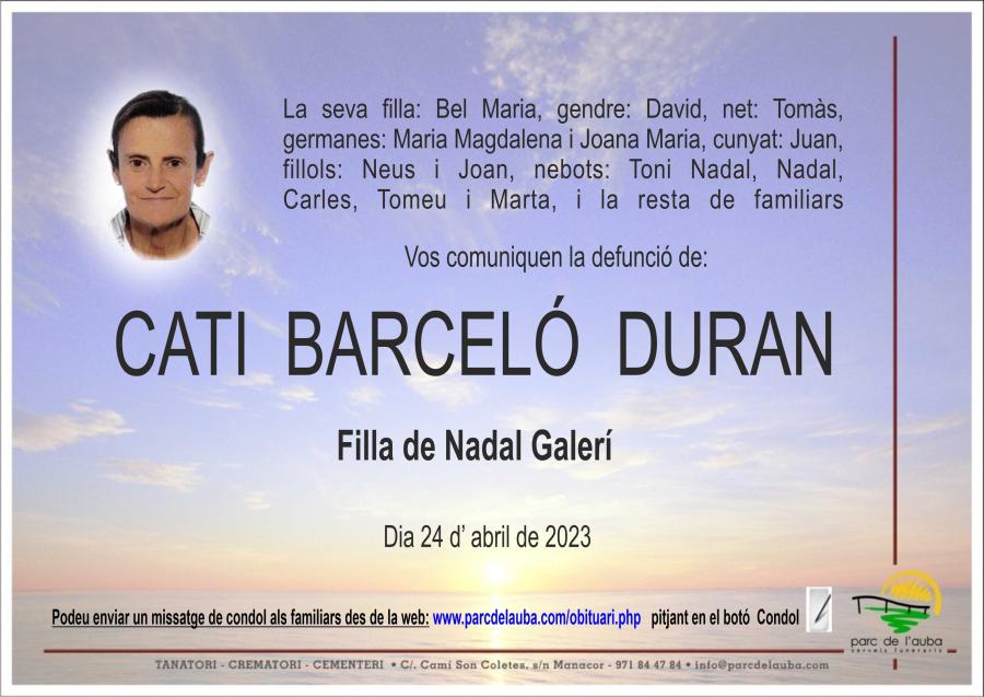 CATI BARCELÓ DURAN