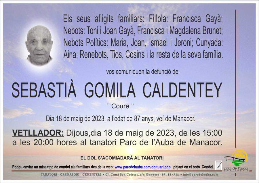 SEBASTIÀ GOMILA CALDENTEY