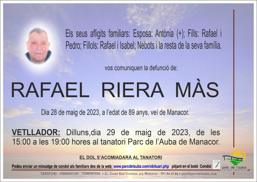 RAFAEL RIERA MÀS