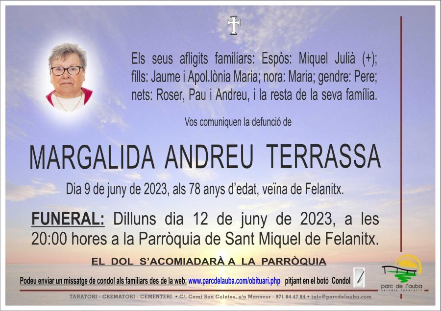 MARGALIDA ANDREU TERRASSA