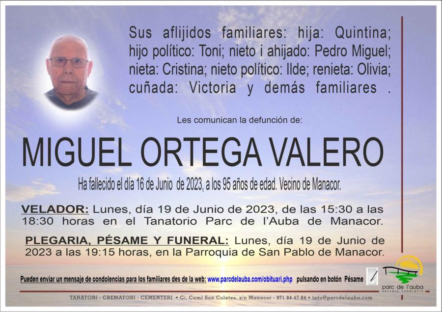 MIGUEL ORTEGA VALERO