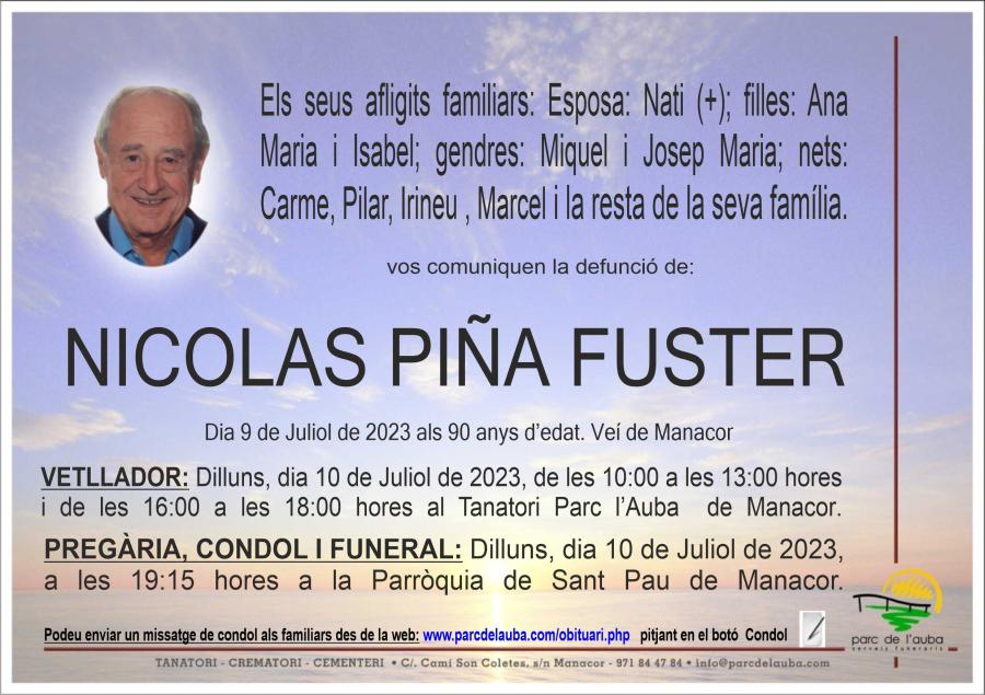 NICOLAS PIÑA FUSTER