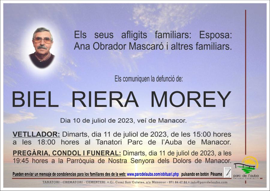 BIEL RIERA MOREY