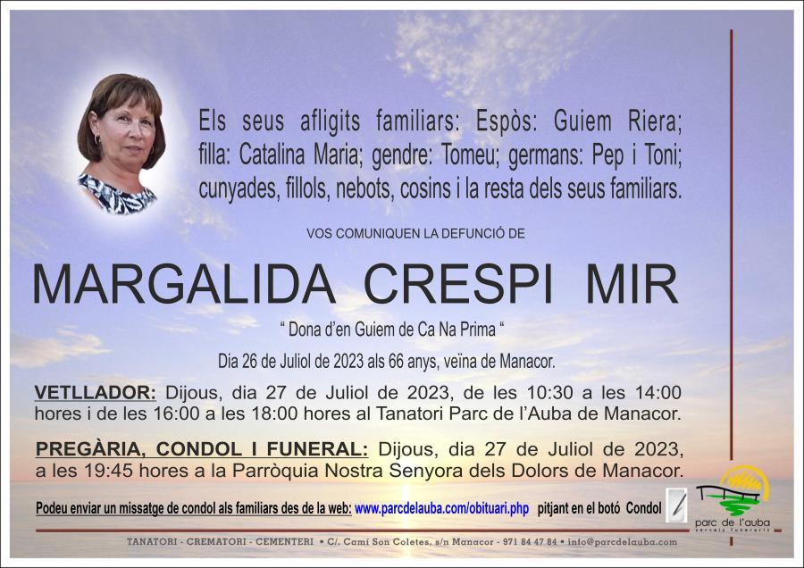 MARGALIDA  CRESPI MIR