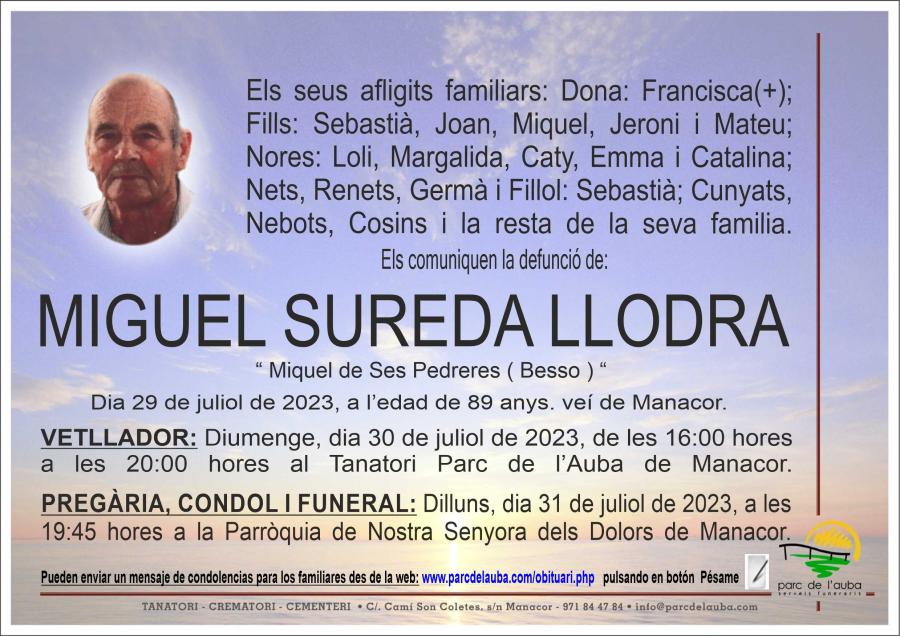 MIGUEL  SUREDA LLODRA