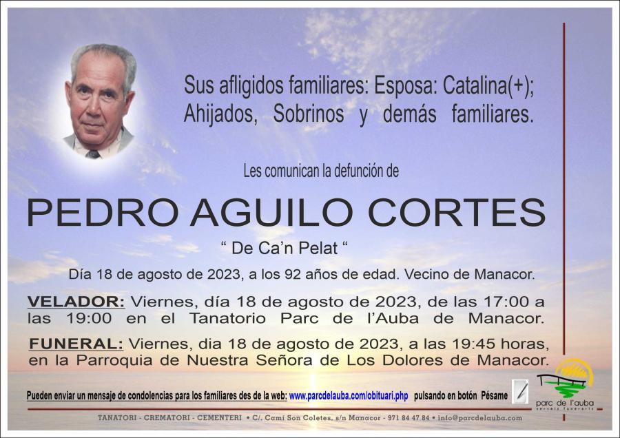PEDRO AGUILO CORTES