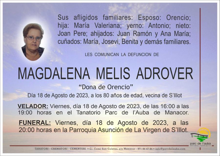 MAGDALENA  MELIS  ADROVER