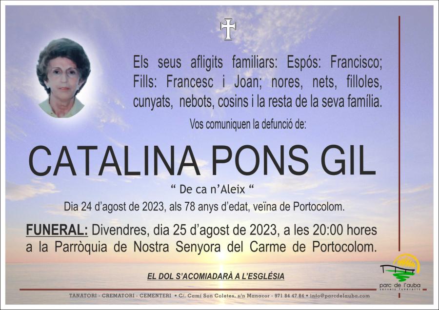 CATALINA PONS GIL