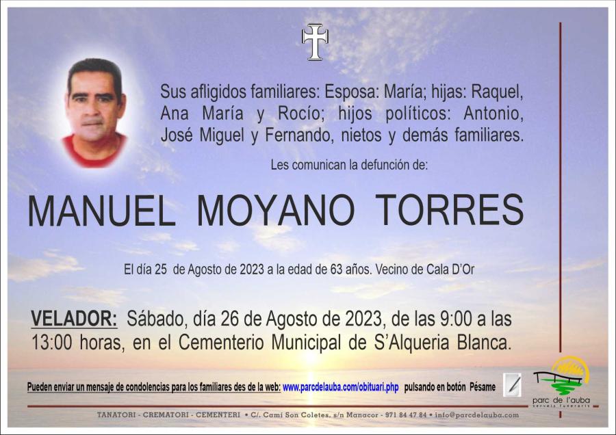 MANUEL MOYANO TORRES