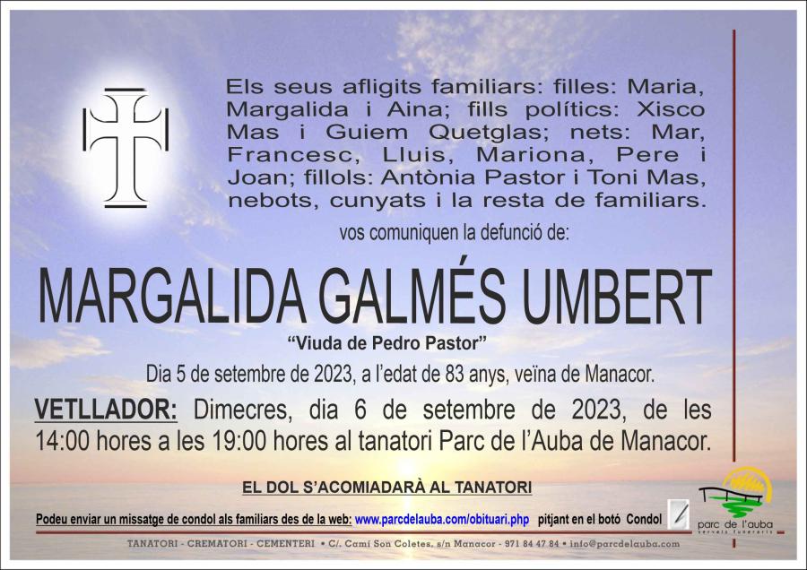 MARGALIDA GALMÉS UMBERT