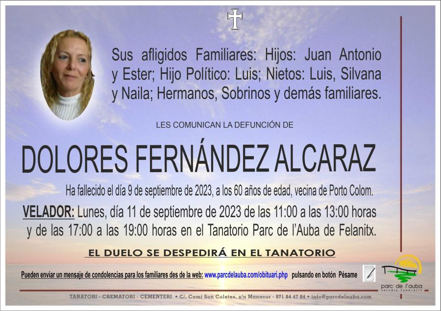 DOLORES FERNÁNDEZ ALCARAZ