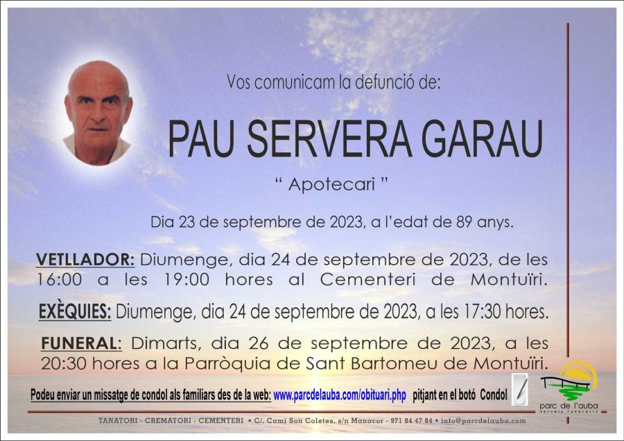 PAU SERVERA GARAU